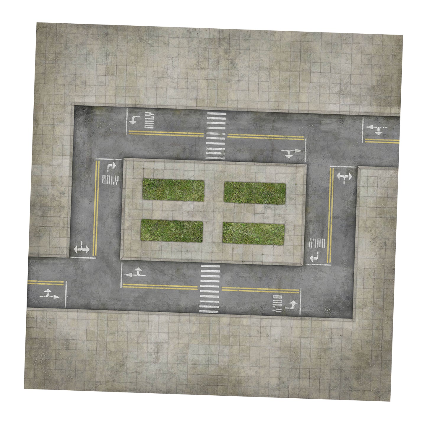 City Block B Game Mat - 3x3 foot
