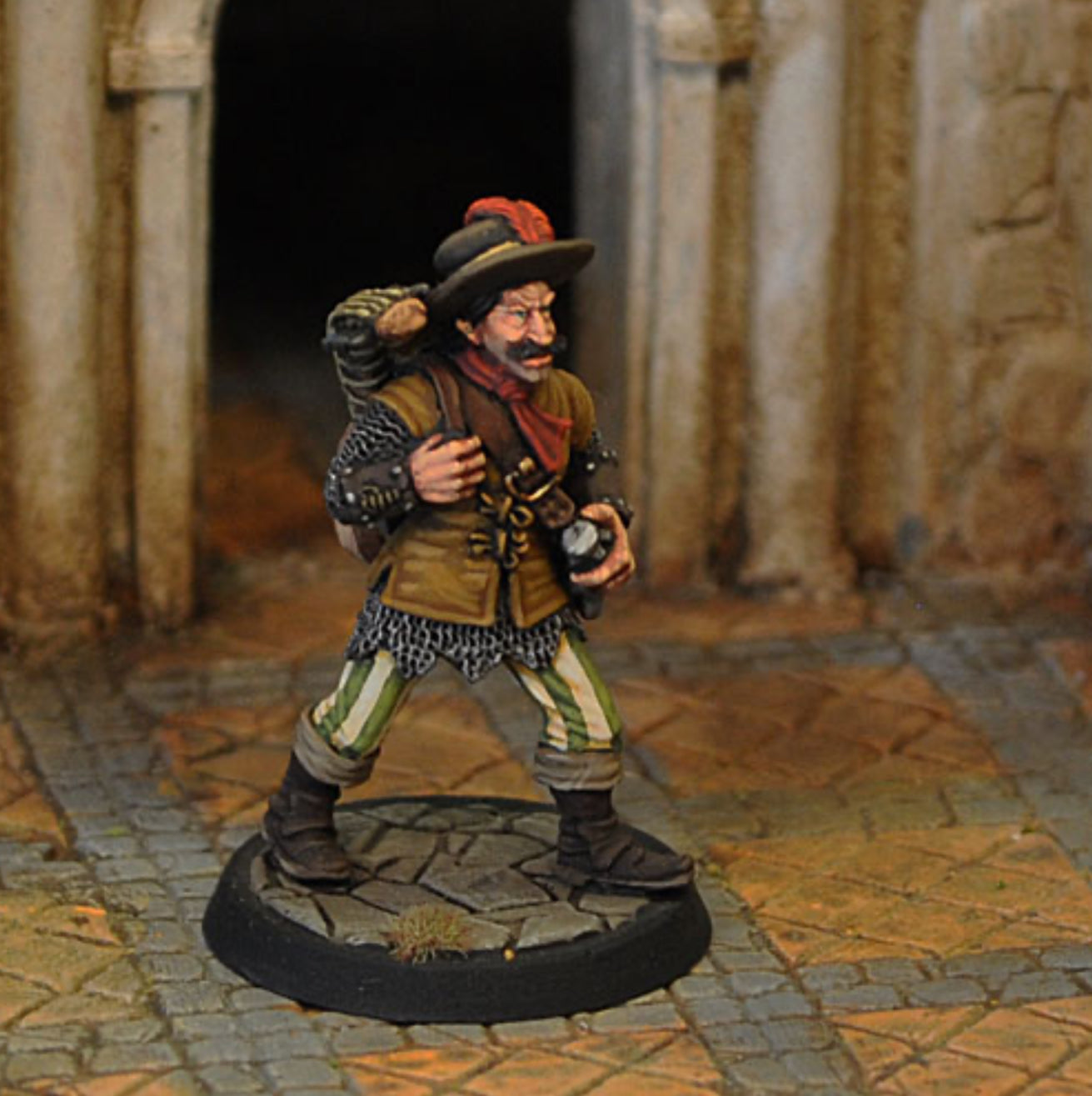 Bard with Lute & Longsword