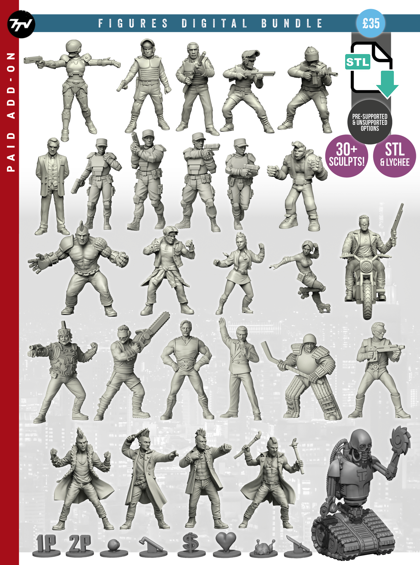 Steel Justice Digital Figure Bundle
