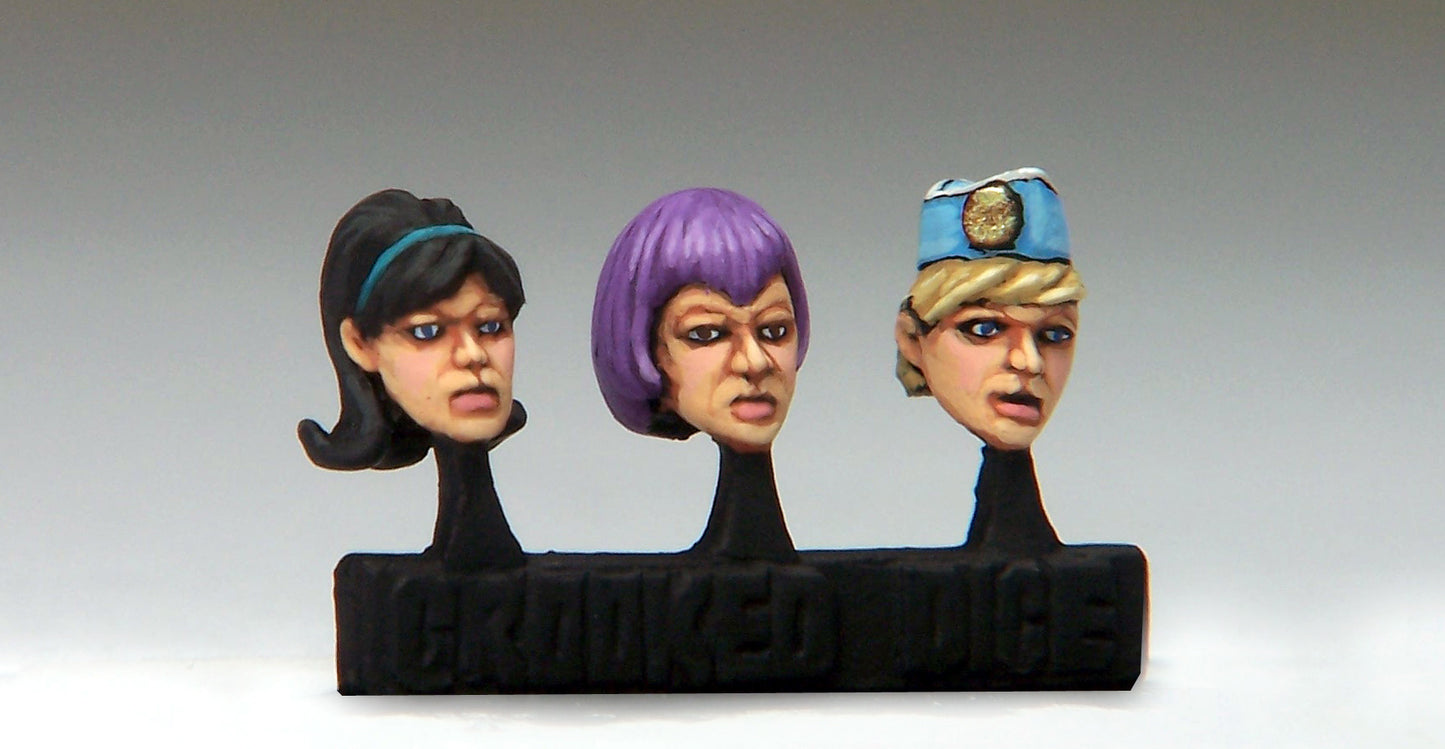 Female Minion 3 heads