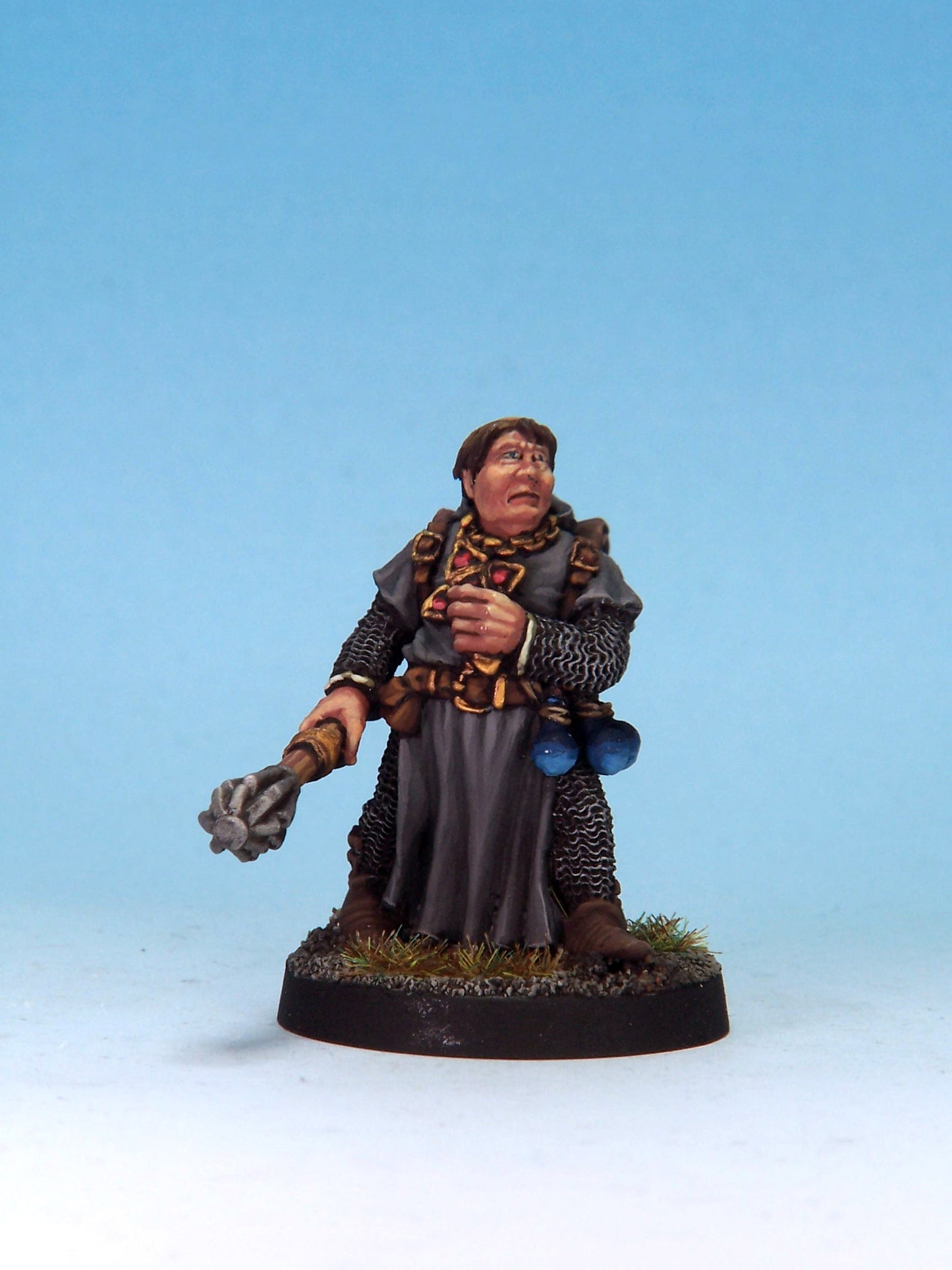 Cleric - Tonsure & Mace