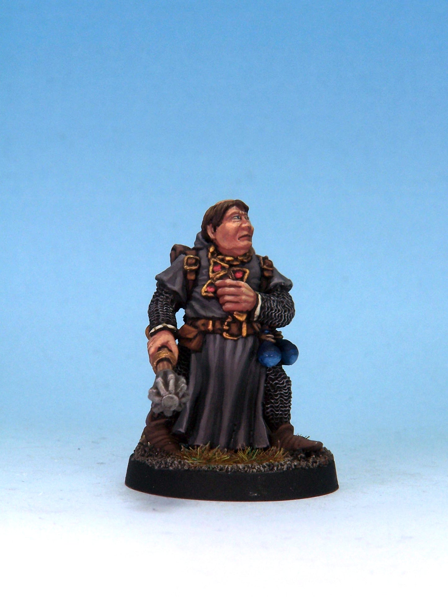 Cleric - Tonsure & Mace