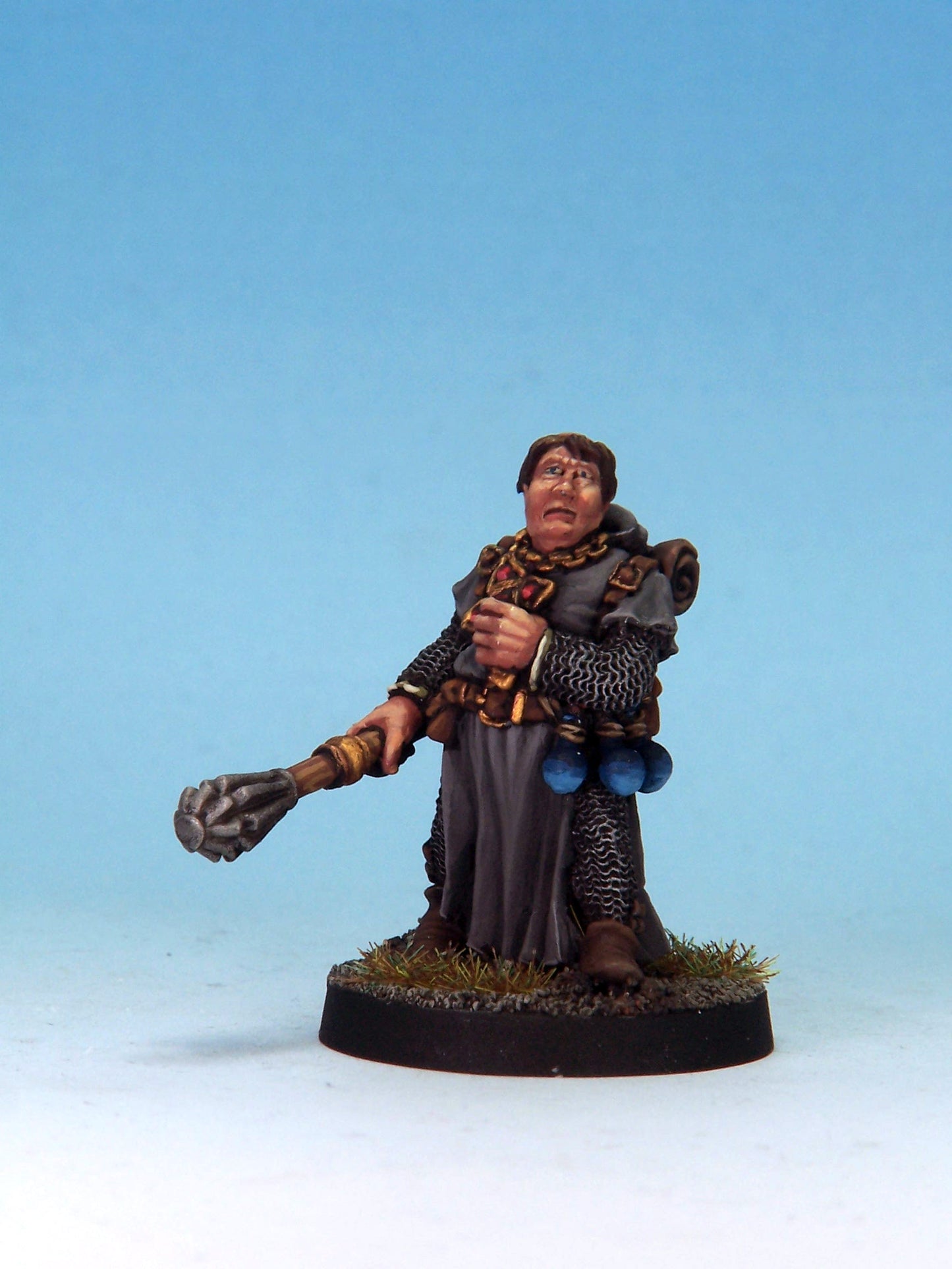 Cleric - Tonsure & Mace