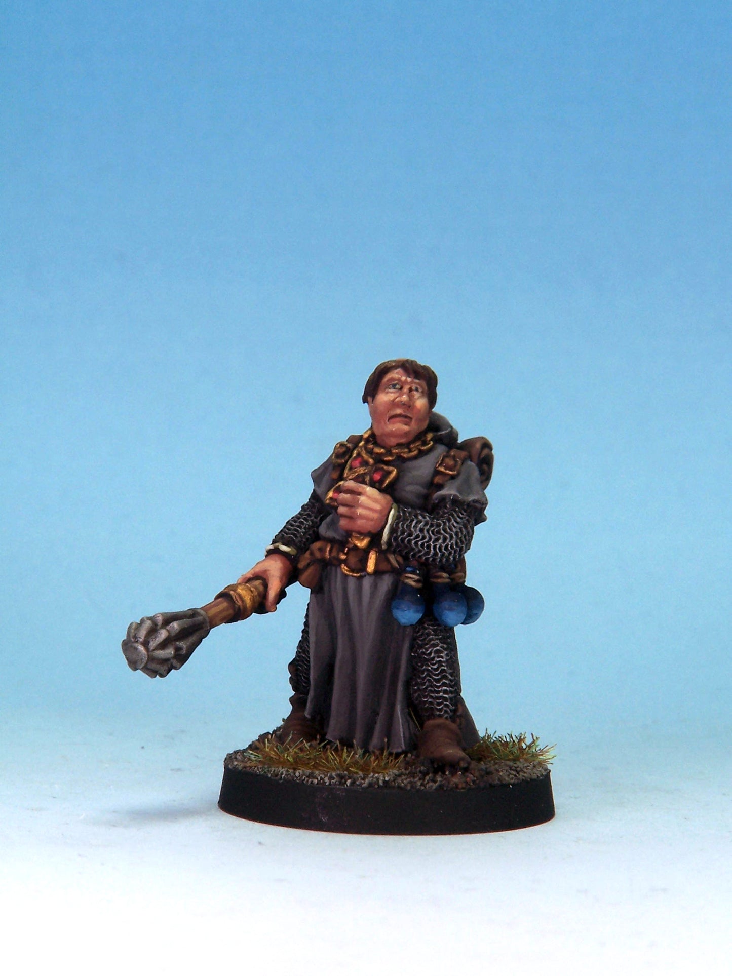 Cleric - Tonsure & Mace