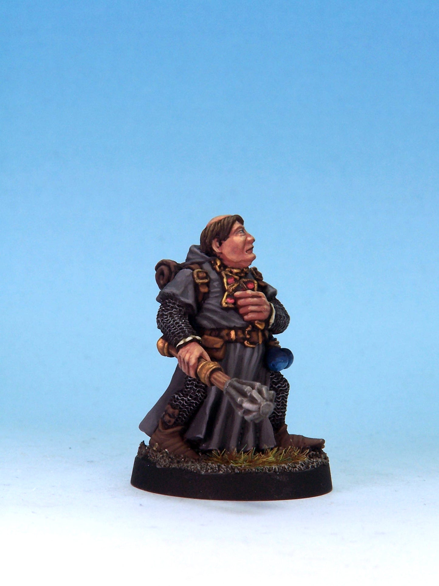 Cleric - Tonsure & Mace