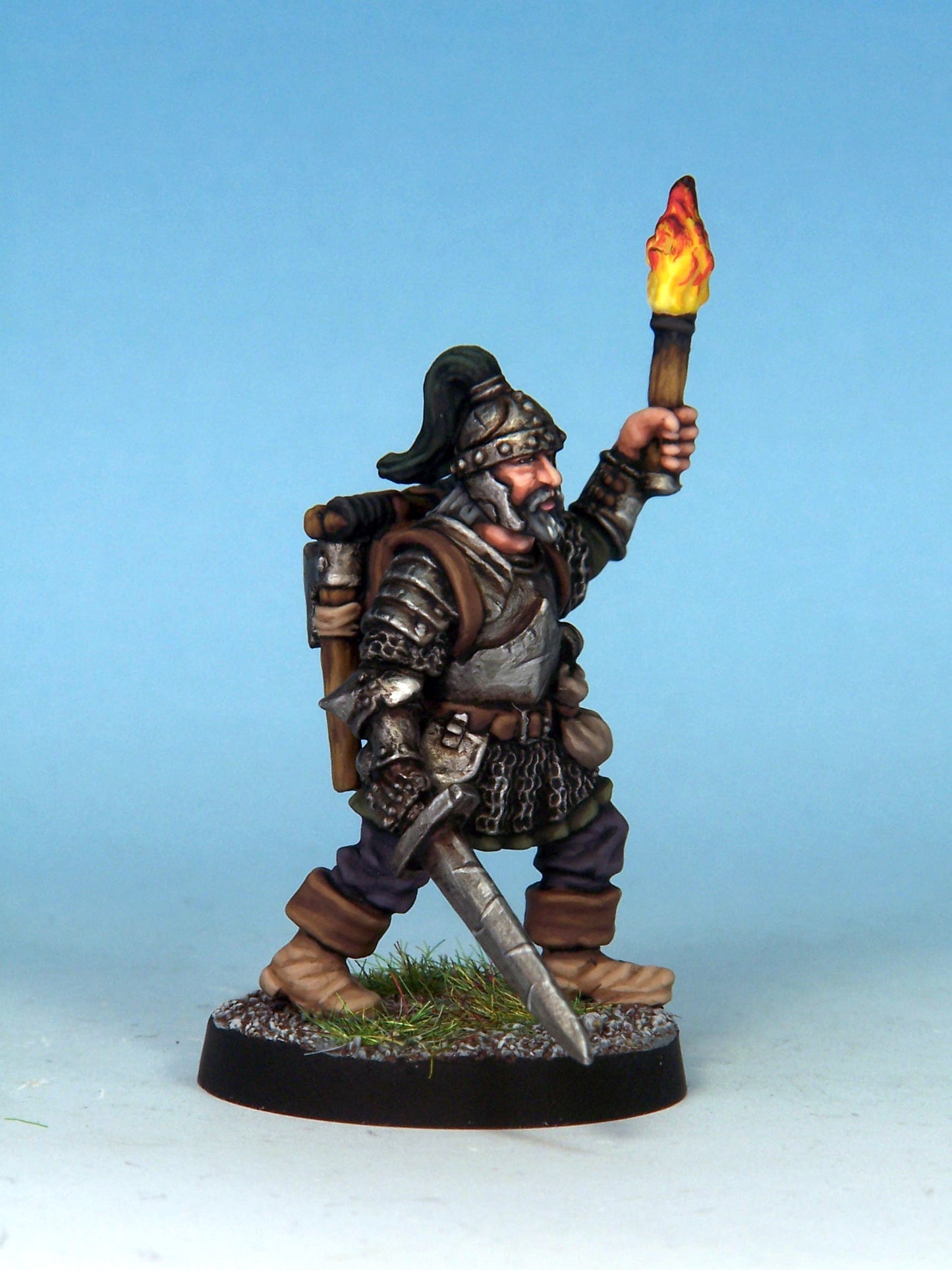 Fighter - Torch & Sword