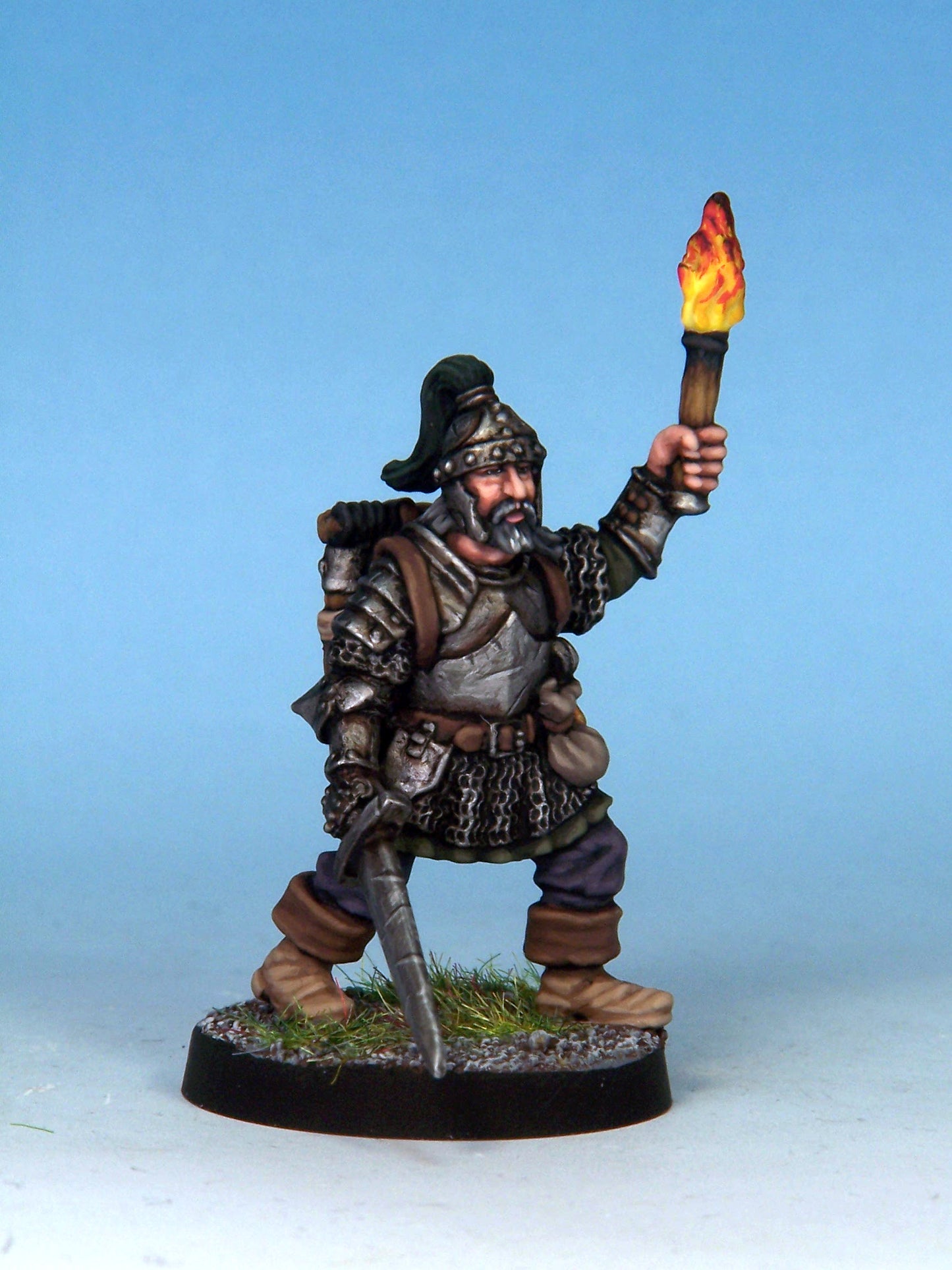 Fighter - Torch & Sword