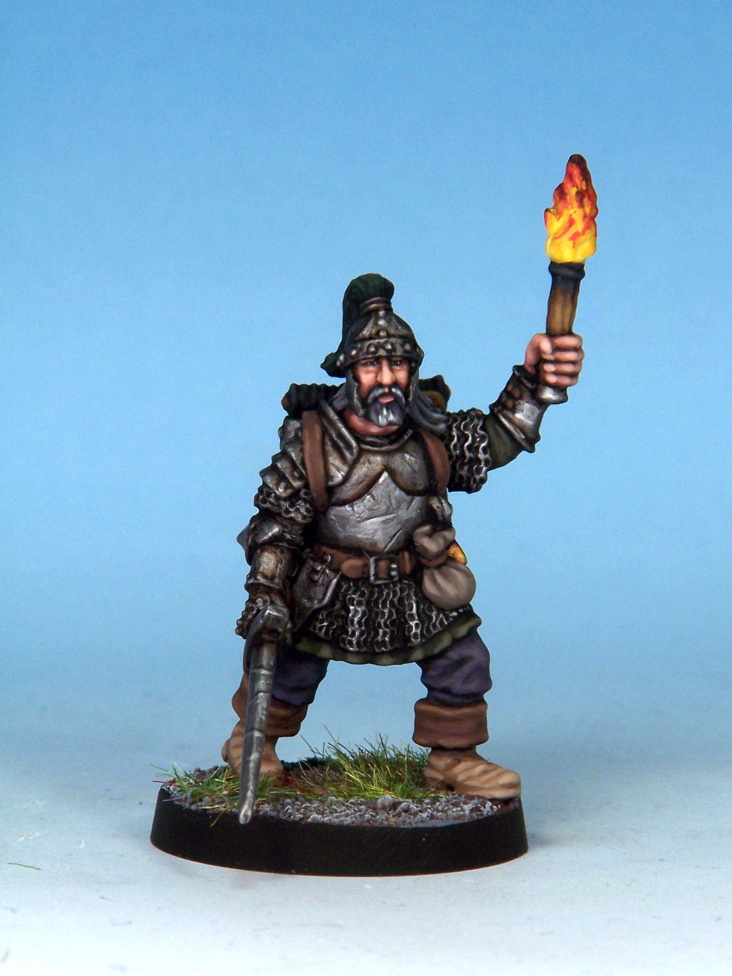 Fighter - Torch & Sword