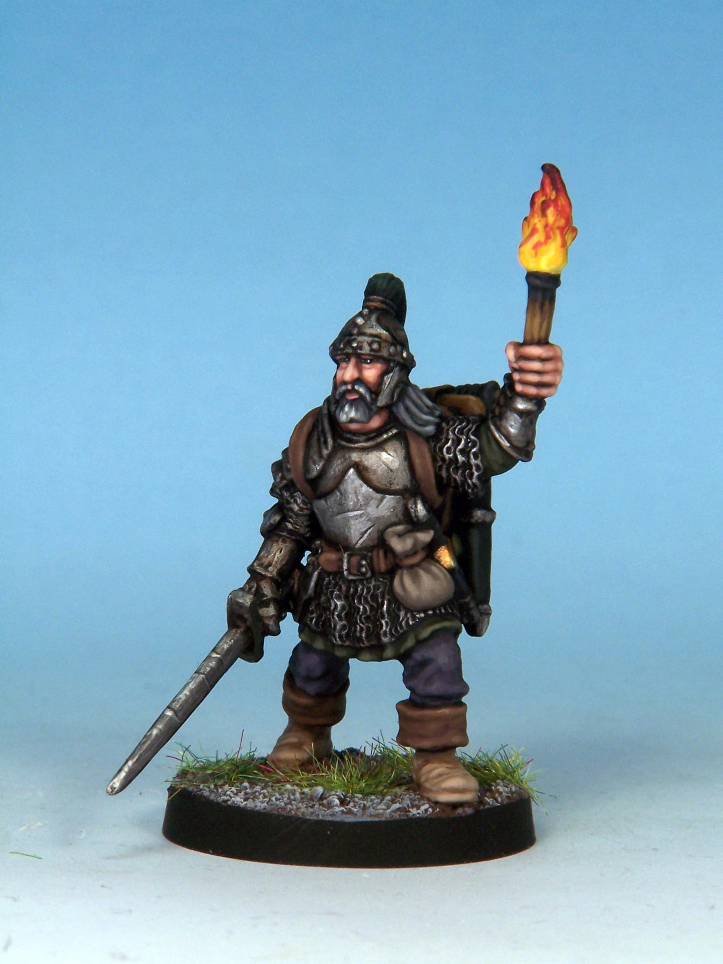 Fighter - Torch & Sword