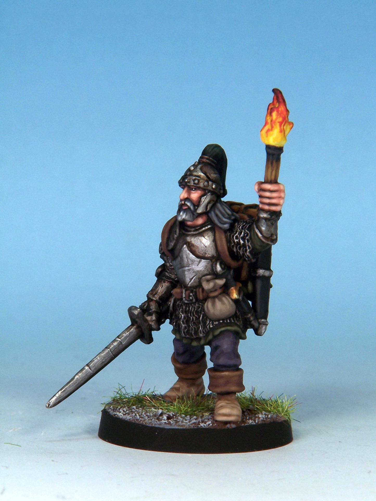 Fighter - Torch & Sword