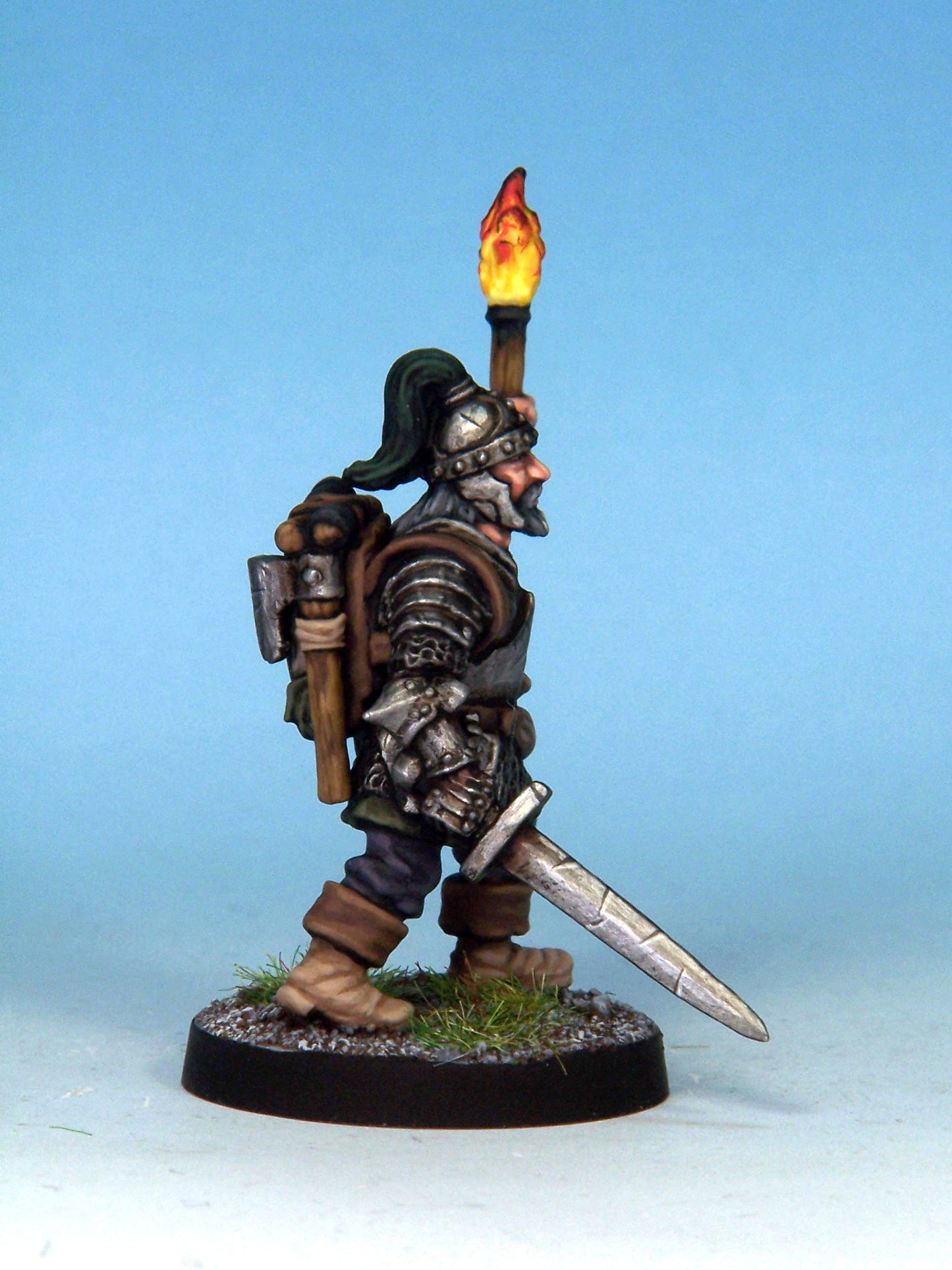 Fighter - Torch & Sword