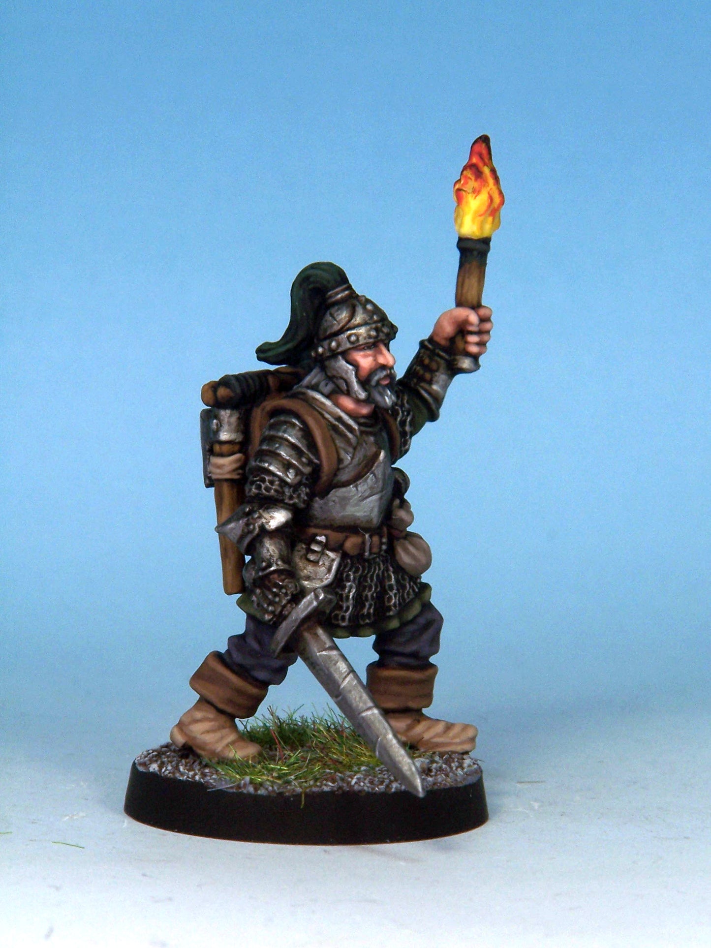 Fighter - Torch & Sword