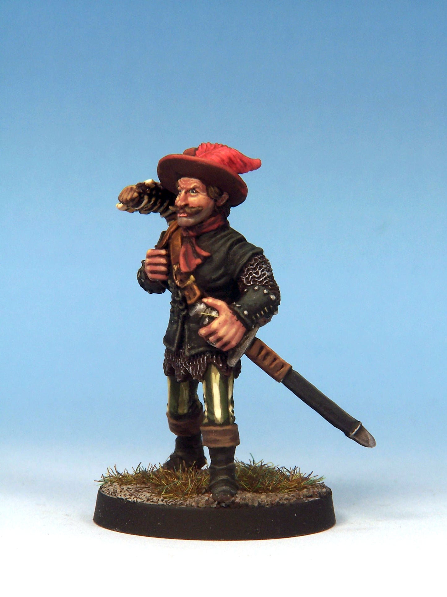 Bard with Lute & Longsword