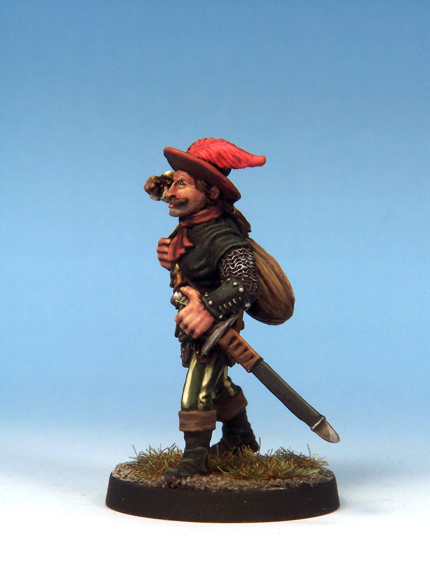 Bard with Lute & Longsword