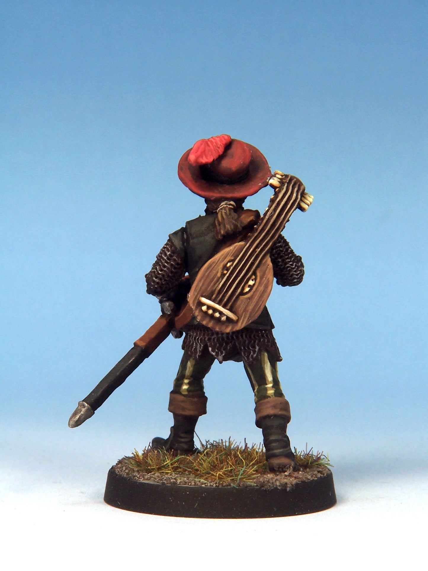 Bard with Lute & Longsword