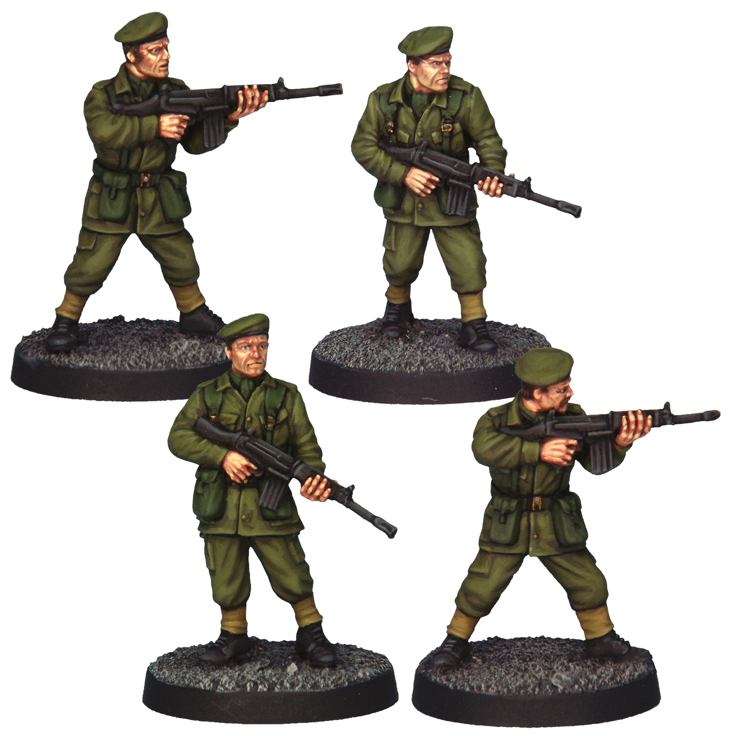 Army Privates with Rifles