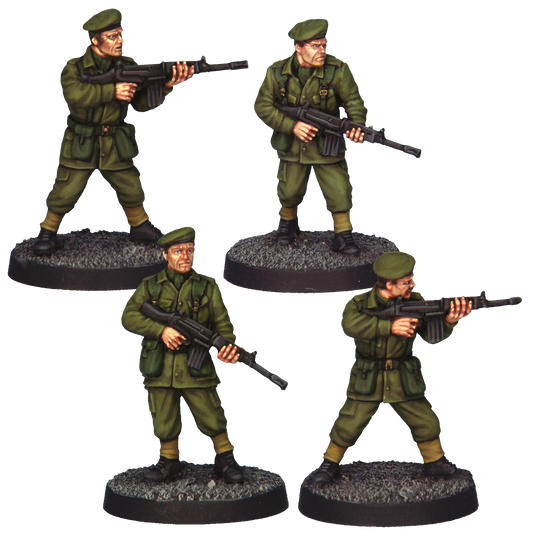 Army Privates with Rifles