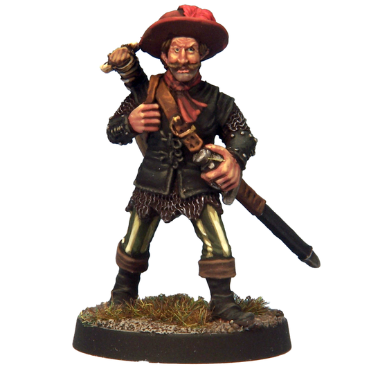 Bard with Lute & Longsword