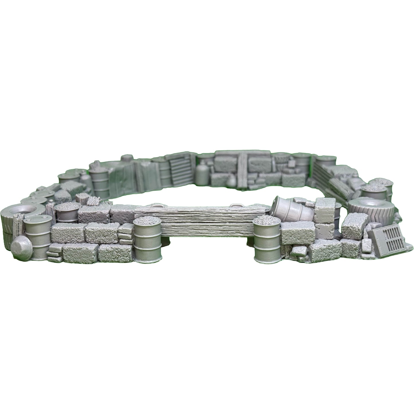 Cinder Block Barricades