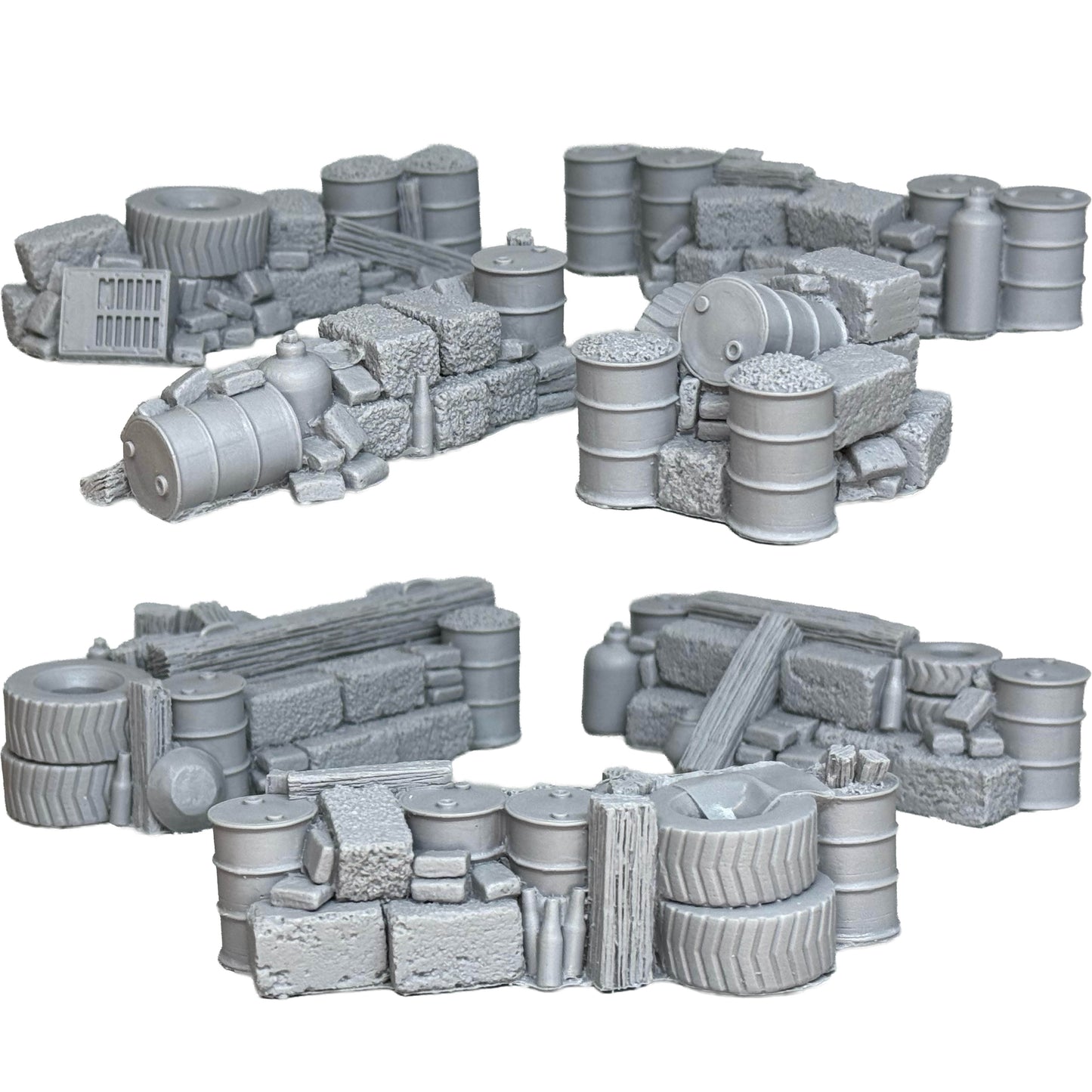 Cinder Block Barricades