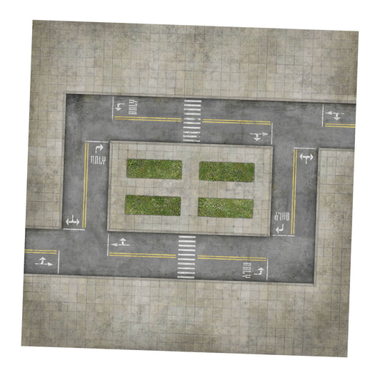 City Block B Game Mat - 3x3 foot