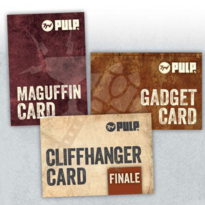 Cliffhanger, Gadget and Maguffins cards (7TV Pulp)