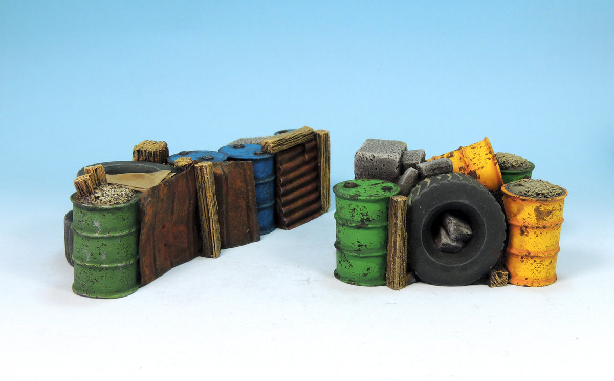 Cinder Block Barricades