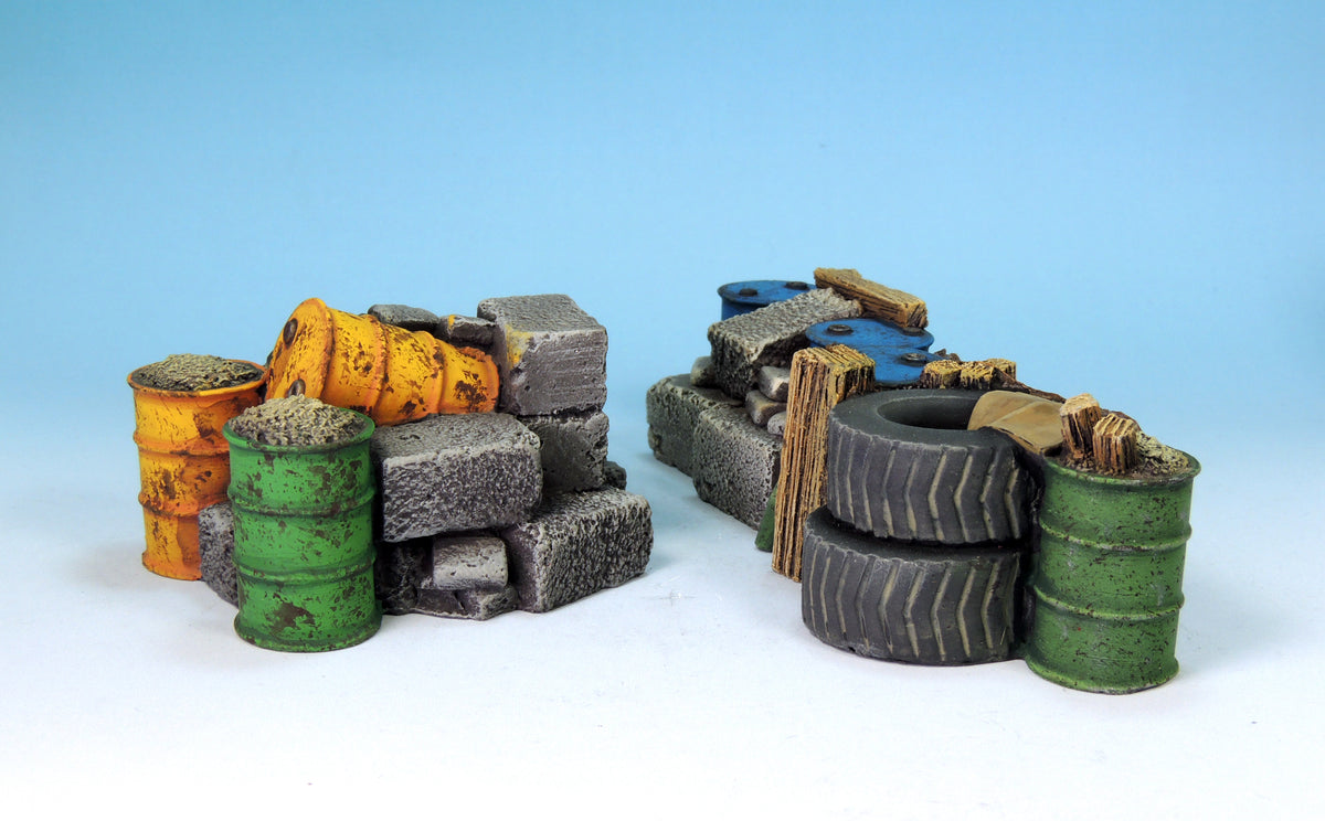Cinder Block Barricades