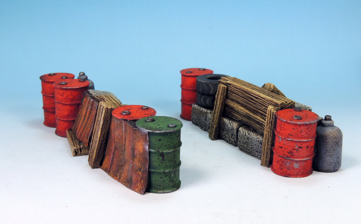 Cinder Block Barricades