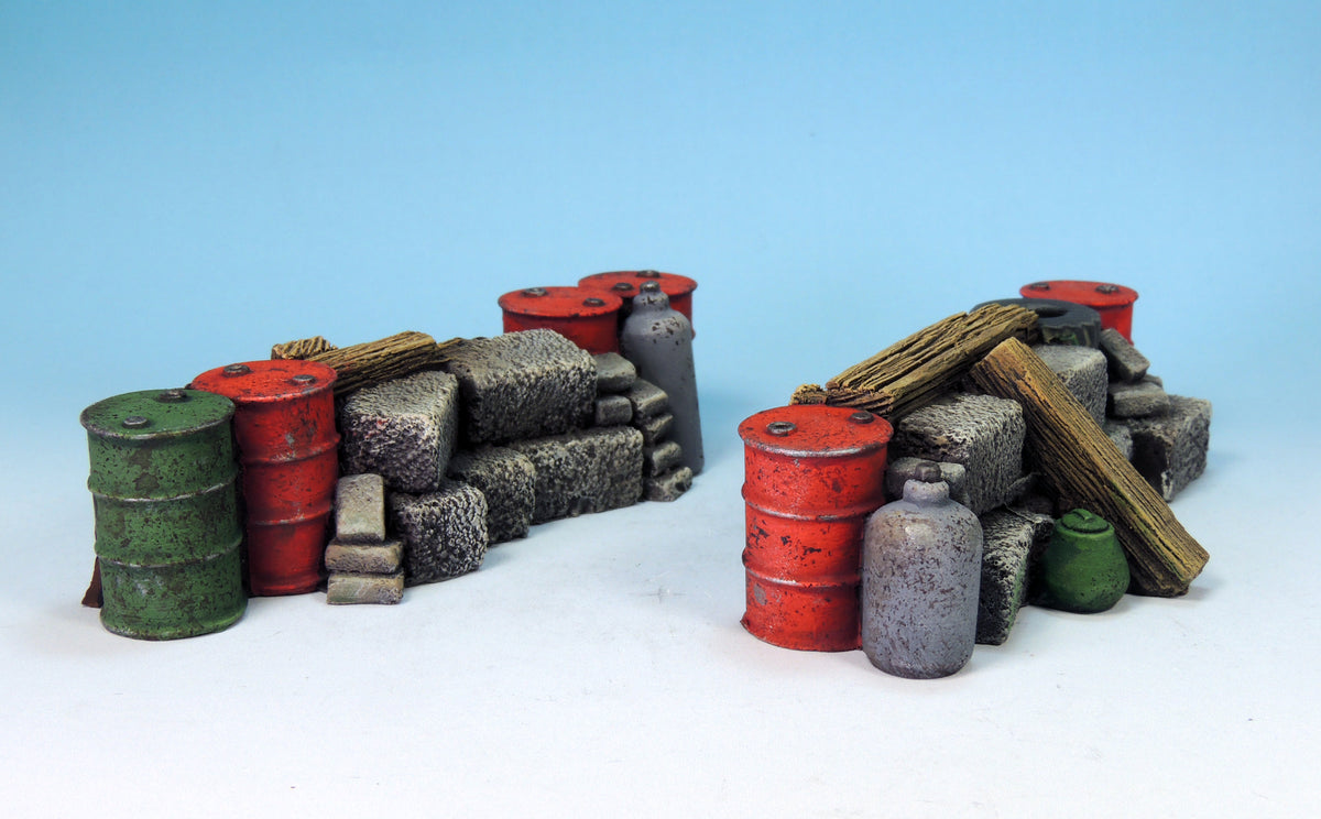 Cinder Block Barricades