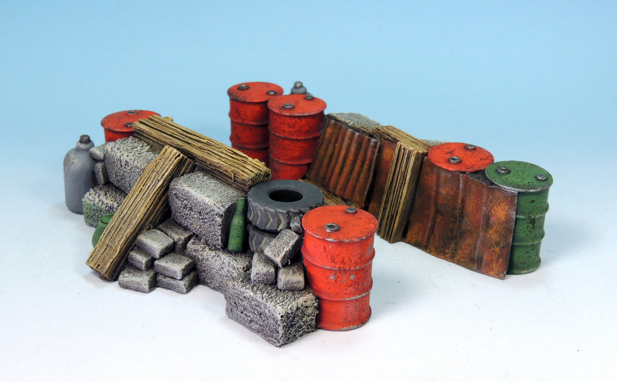 Cinder Block Barricades