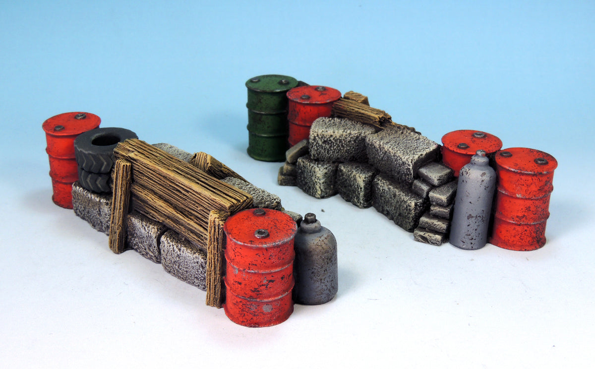 Cinder Block Barricades