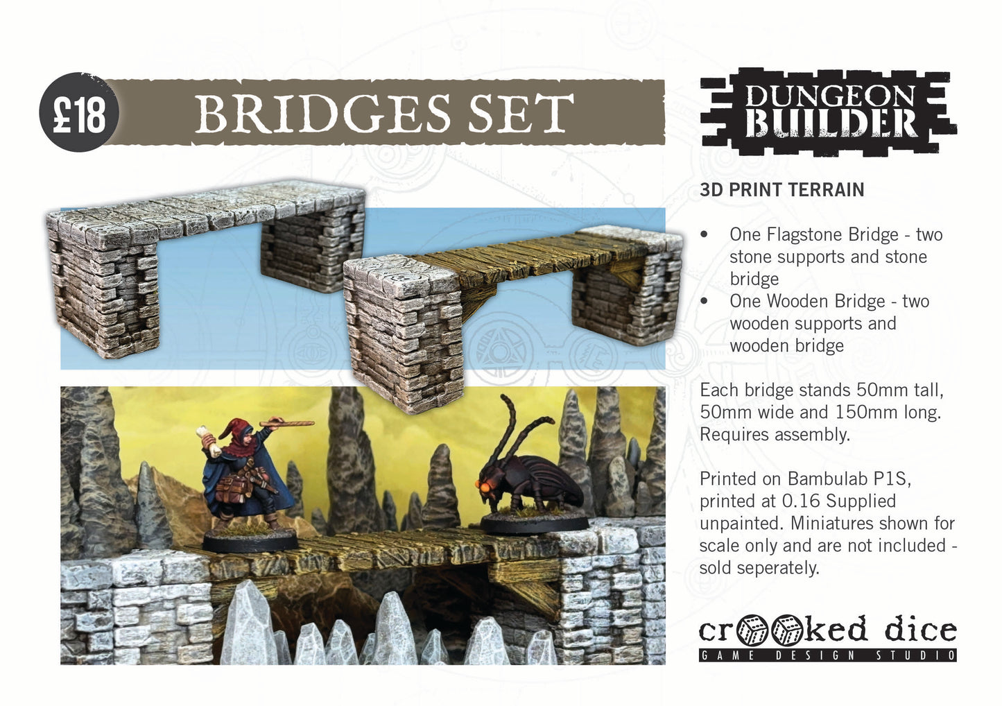 Dungeon Builder Bridges Set
