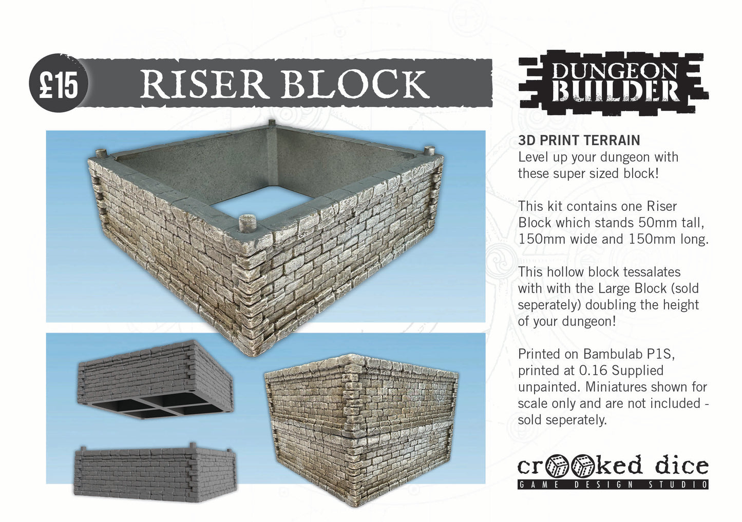 Dungeon Builder Riser Block