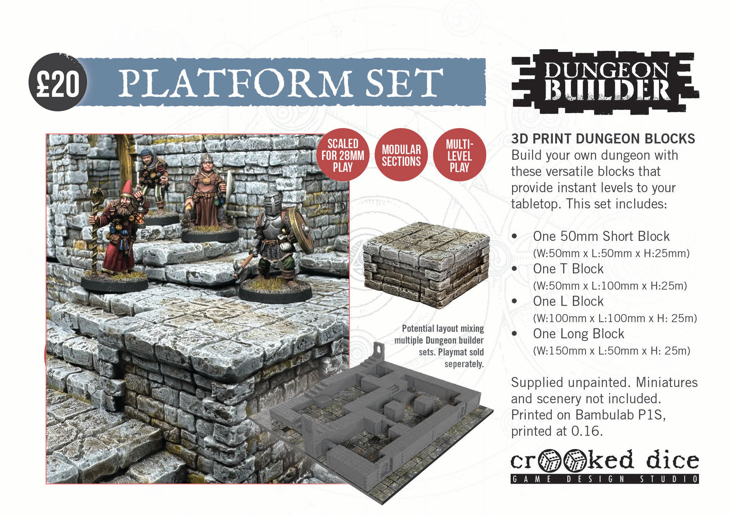 Dungeon Builder Platform Set