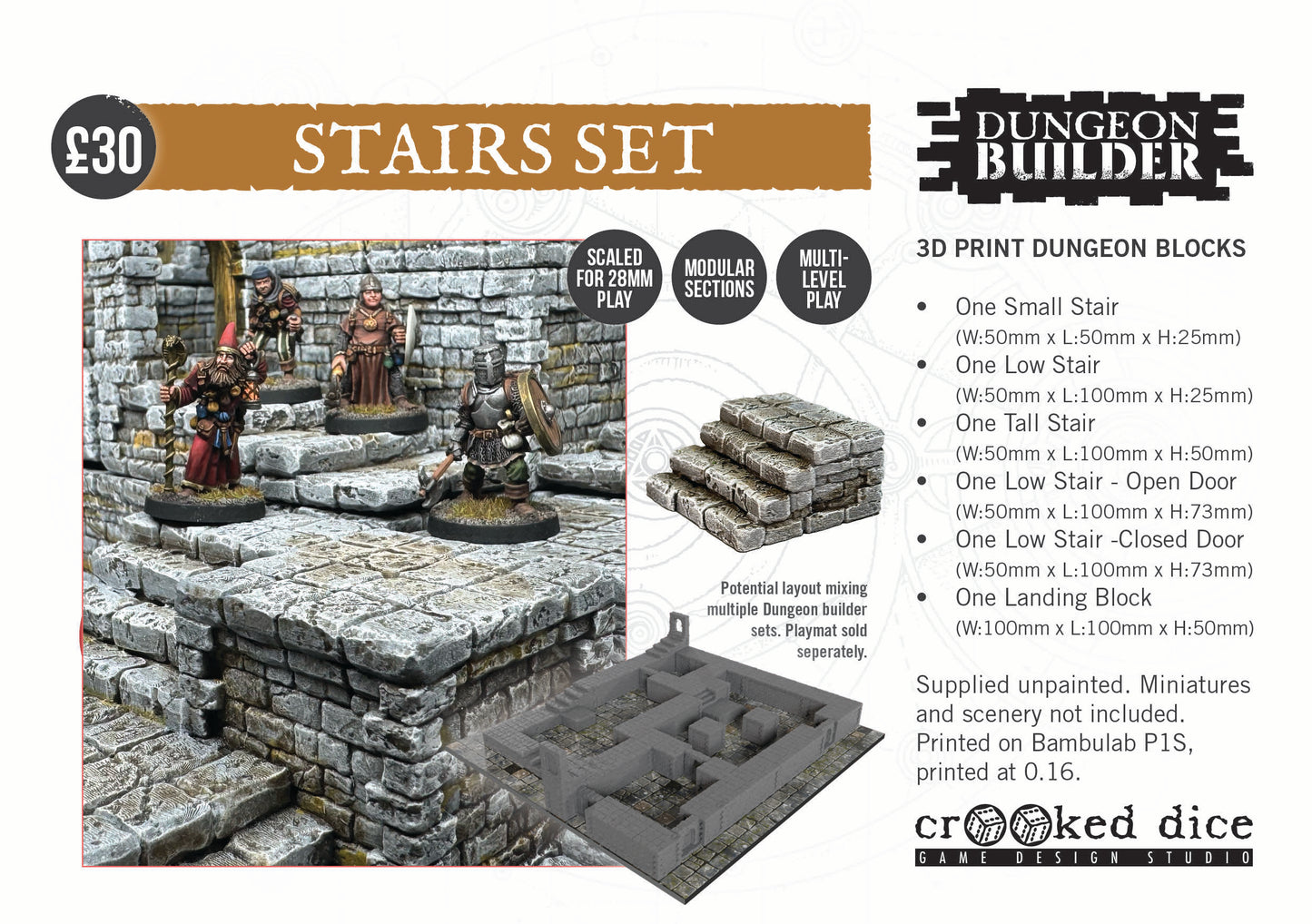 Dungeon Builder Stairs Set