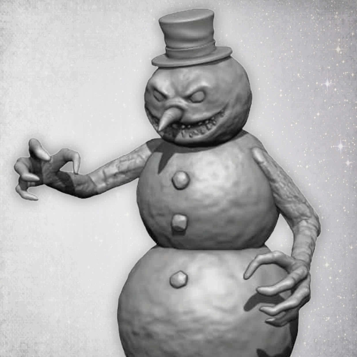 Evil Snowman STL