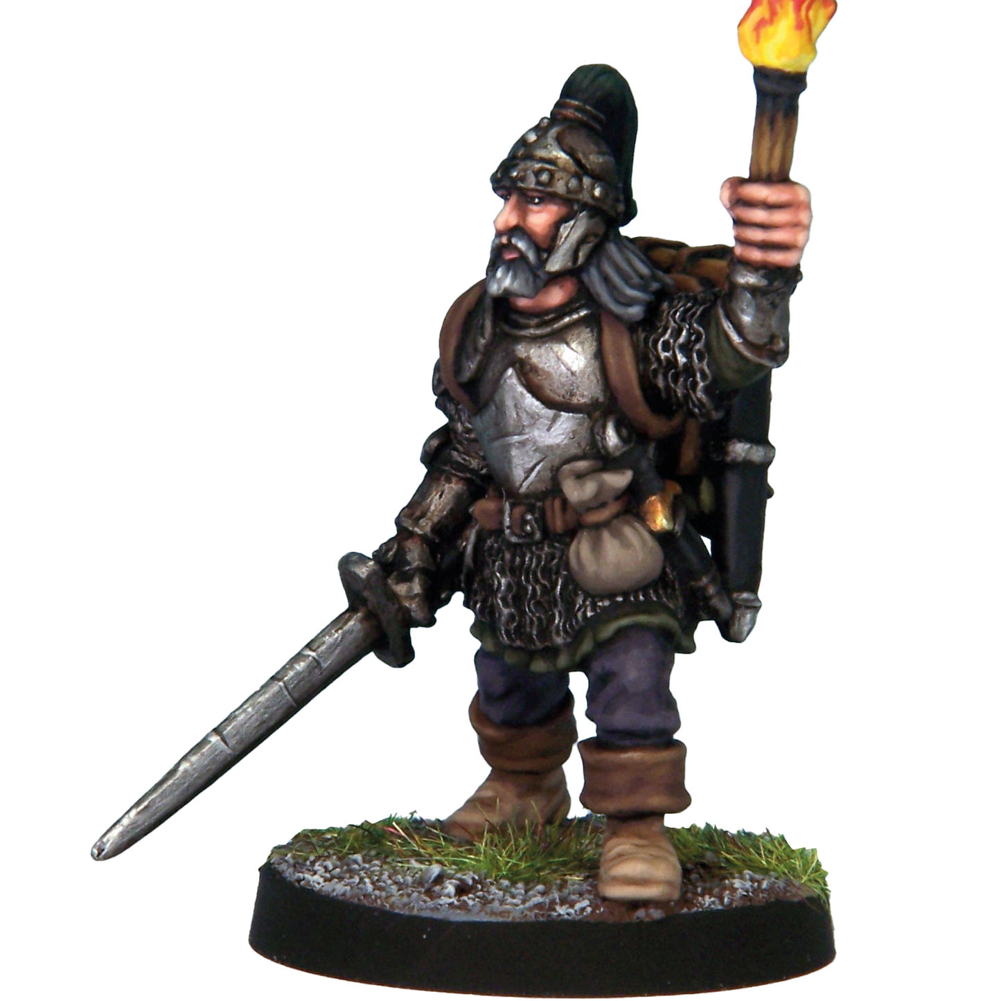 Fighter - Torch & Sword