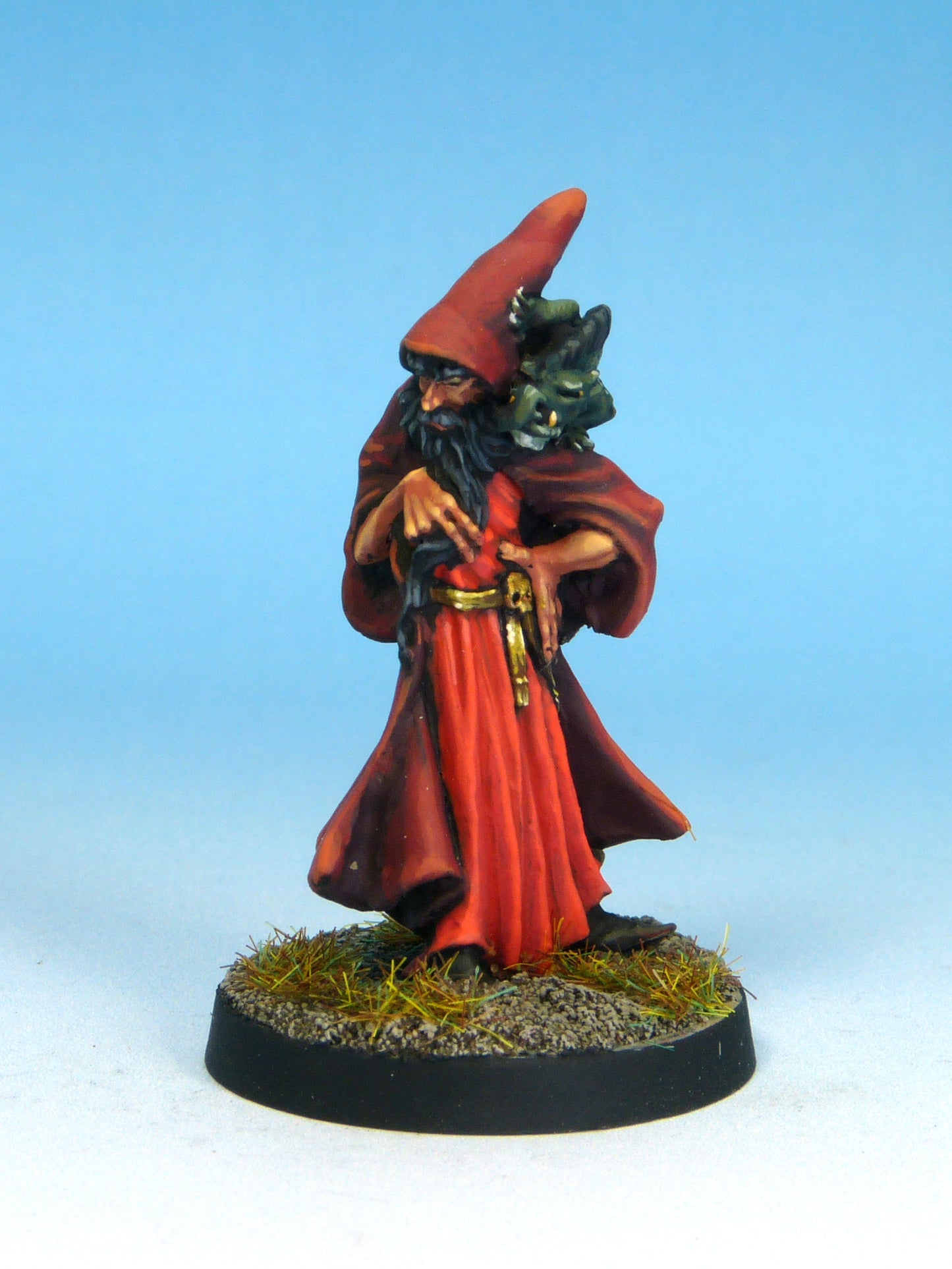 Evil Wizard with Lizard