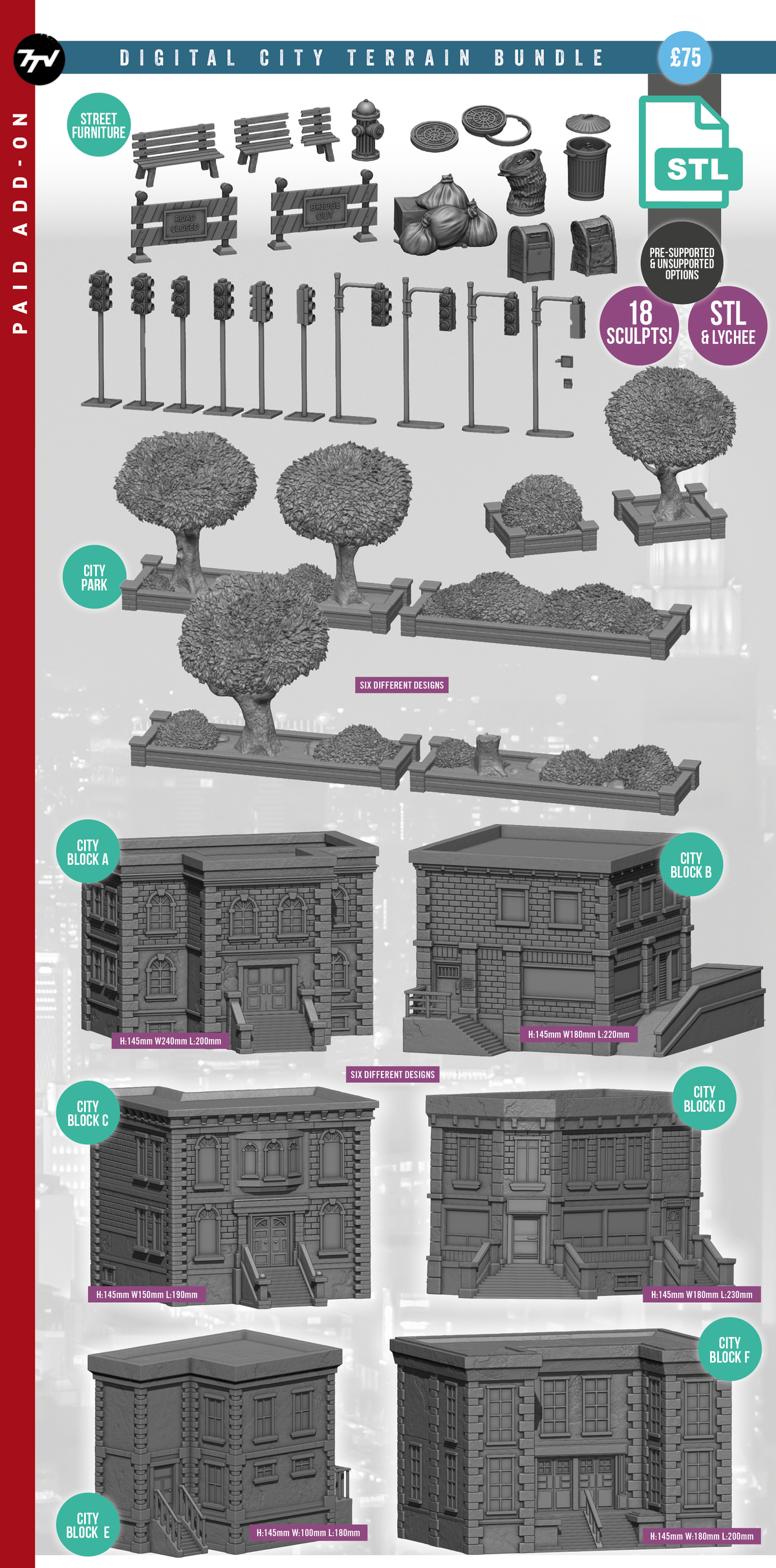 Steel Justice City Terrain Digital Bundle