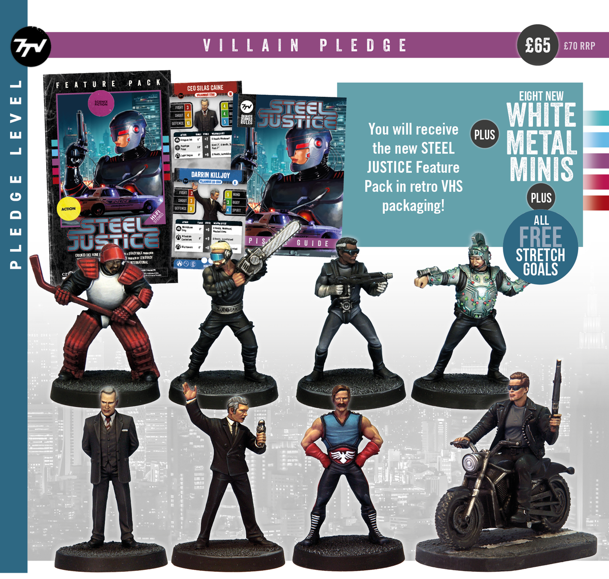 Steel Justice Villain Pledge