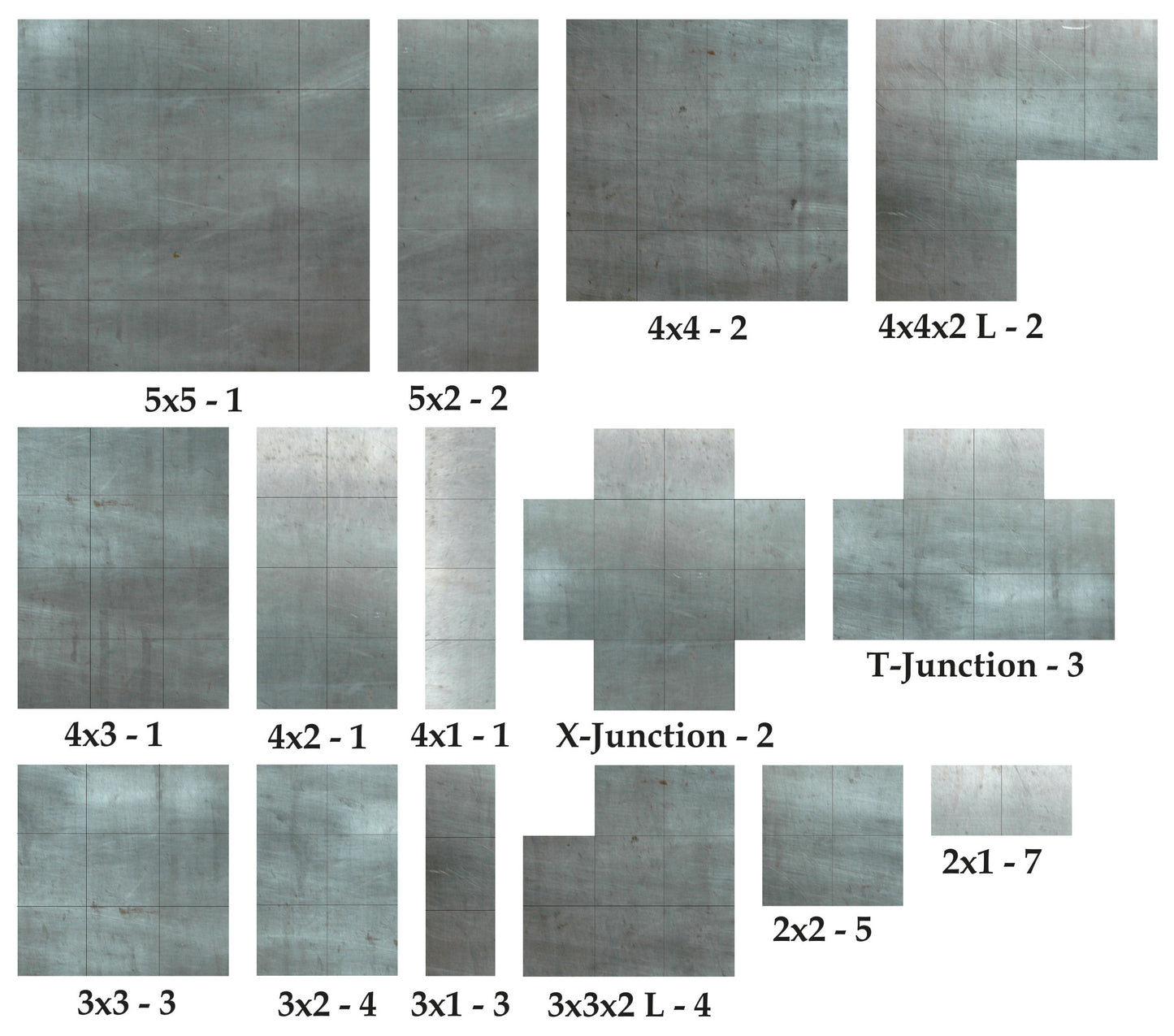 Steel Blue Floor Tiles