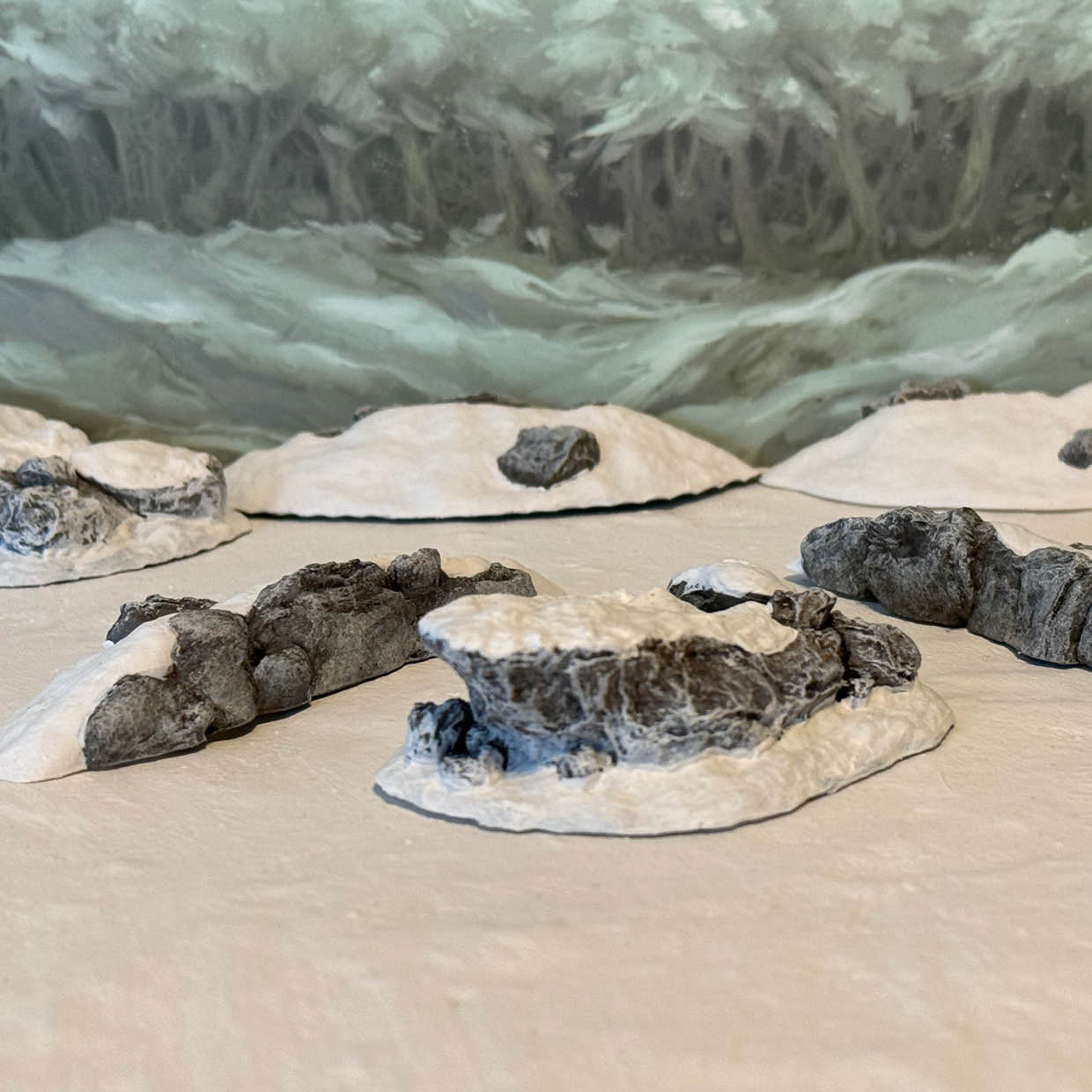 Snow Covered Rocks STL