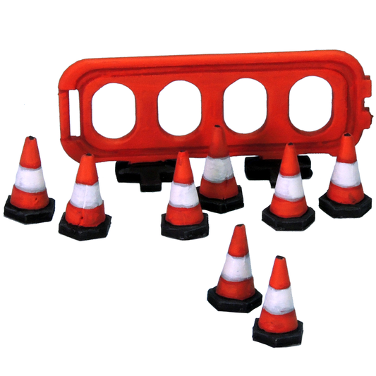 Traffic Cones and Barrier