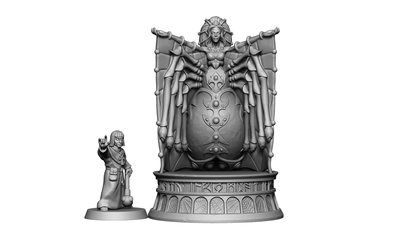 Spider Queen Statue
